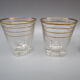 Lot of 6 vintage liqueur glasses 50's