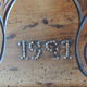 Antique wooden cradle