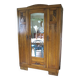 Parisian art deco carved wardrobe with mirror 130 x 200