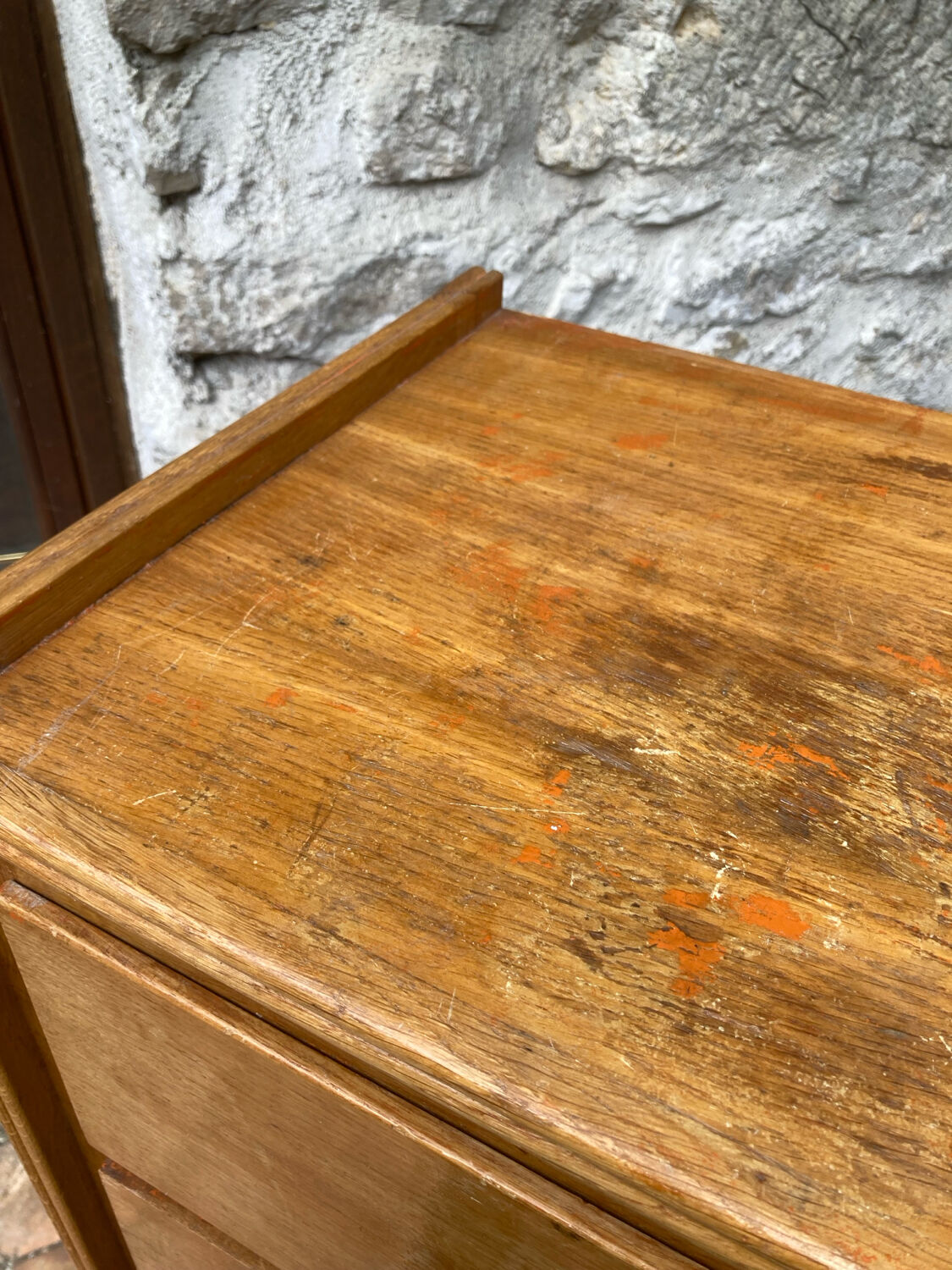 Commode pieds compas vintage