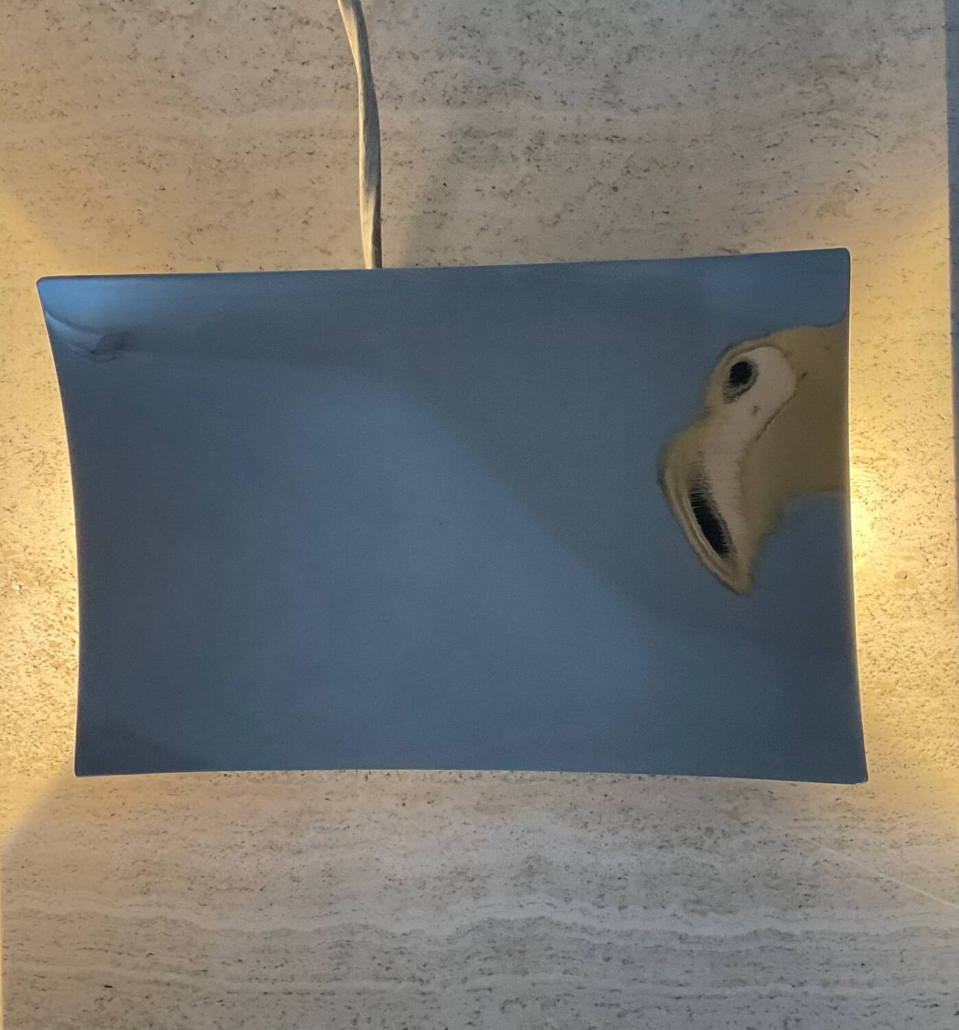 Philips designer wall light in chrome metal