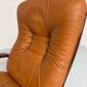 Antique "Panter" hanging armchair in Scandinavian design leather Westnofa an70