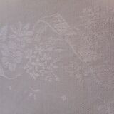 Old damask tablecloth and its 12 towels