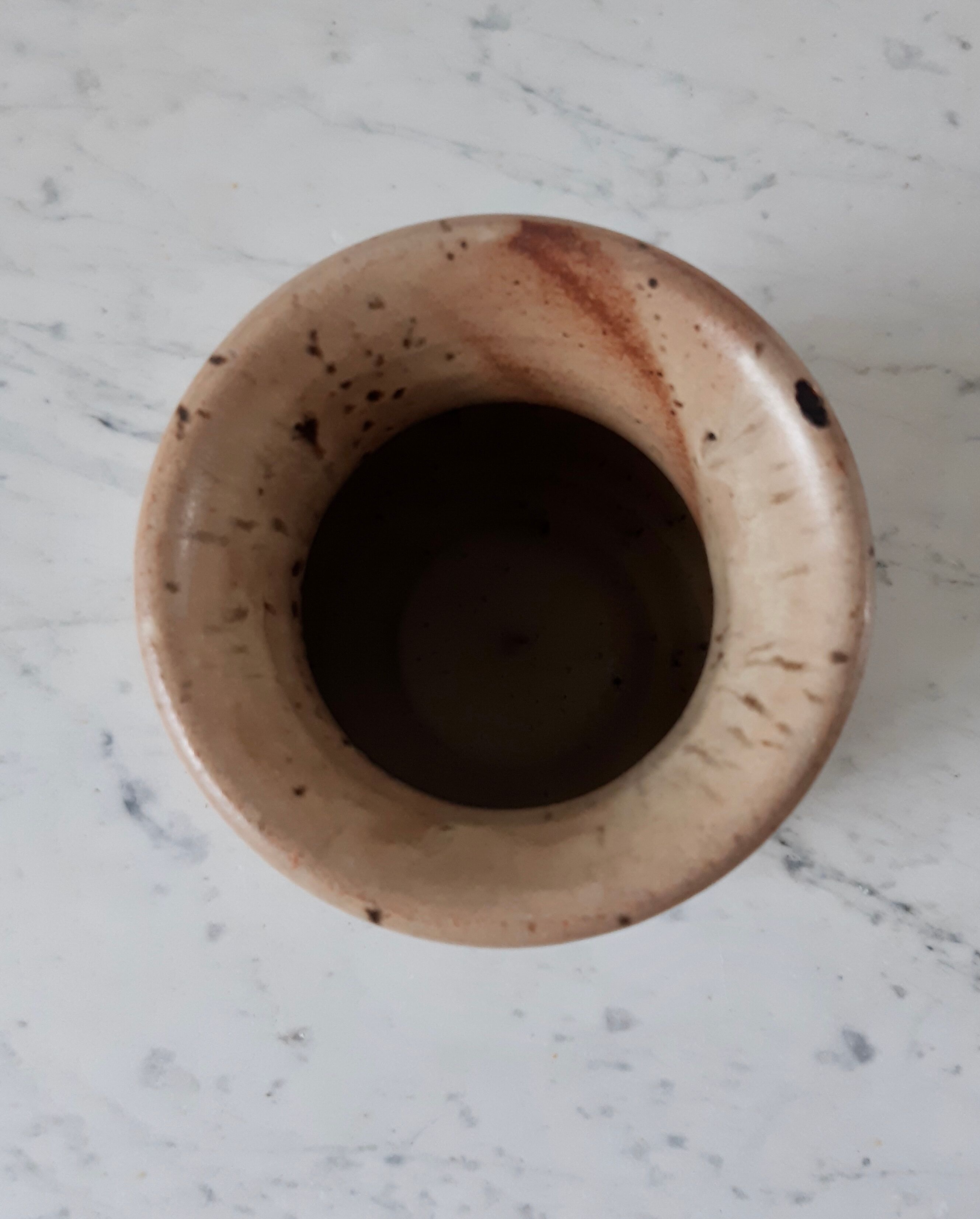 Vintage sandstone pot / vase