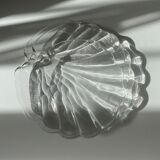 Set 3 glass shells trinket bowl