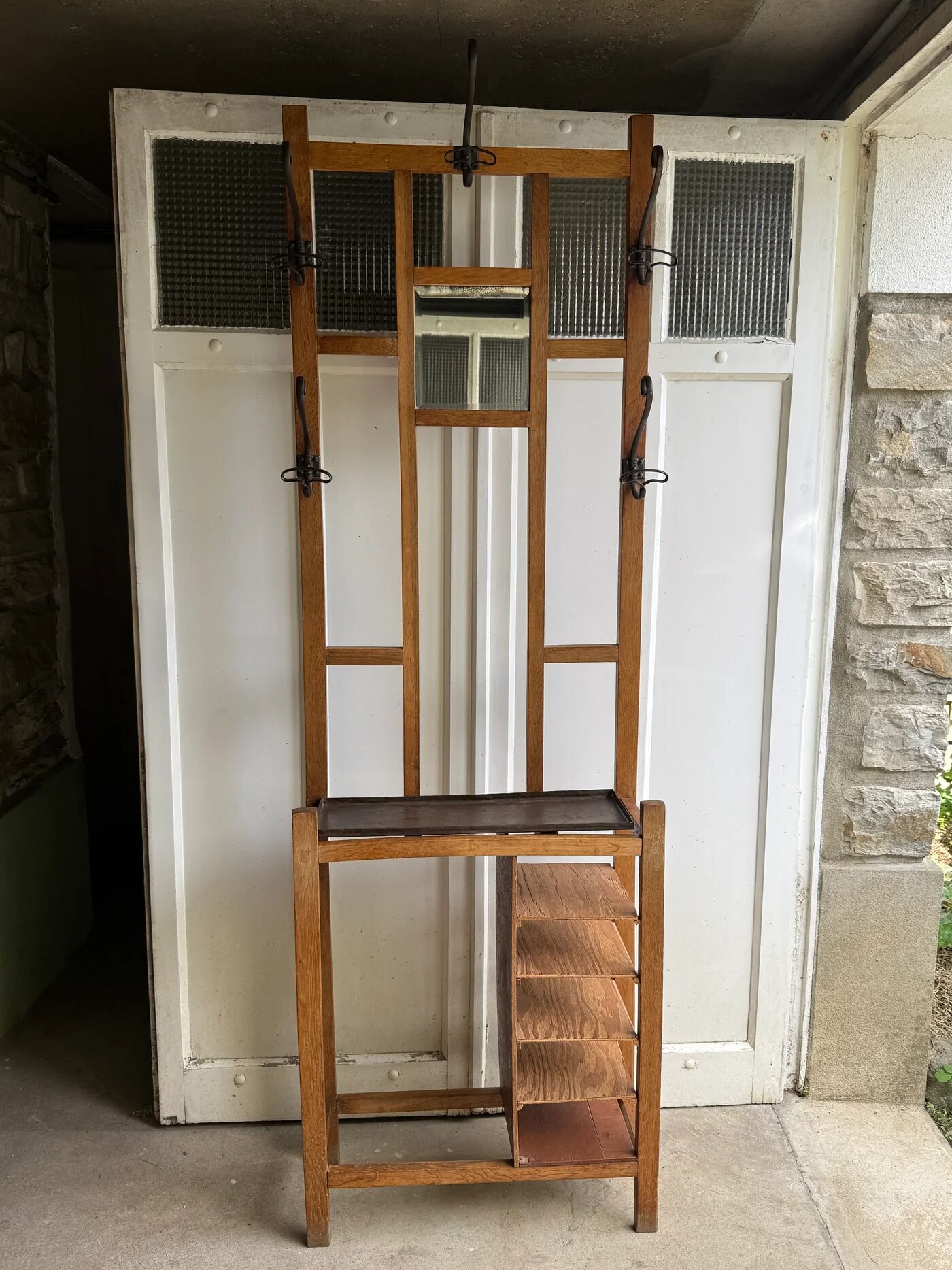 Coat rack / wardrobe in Art Deco style