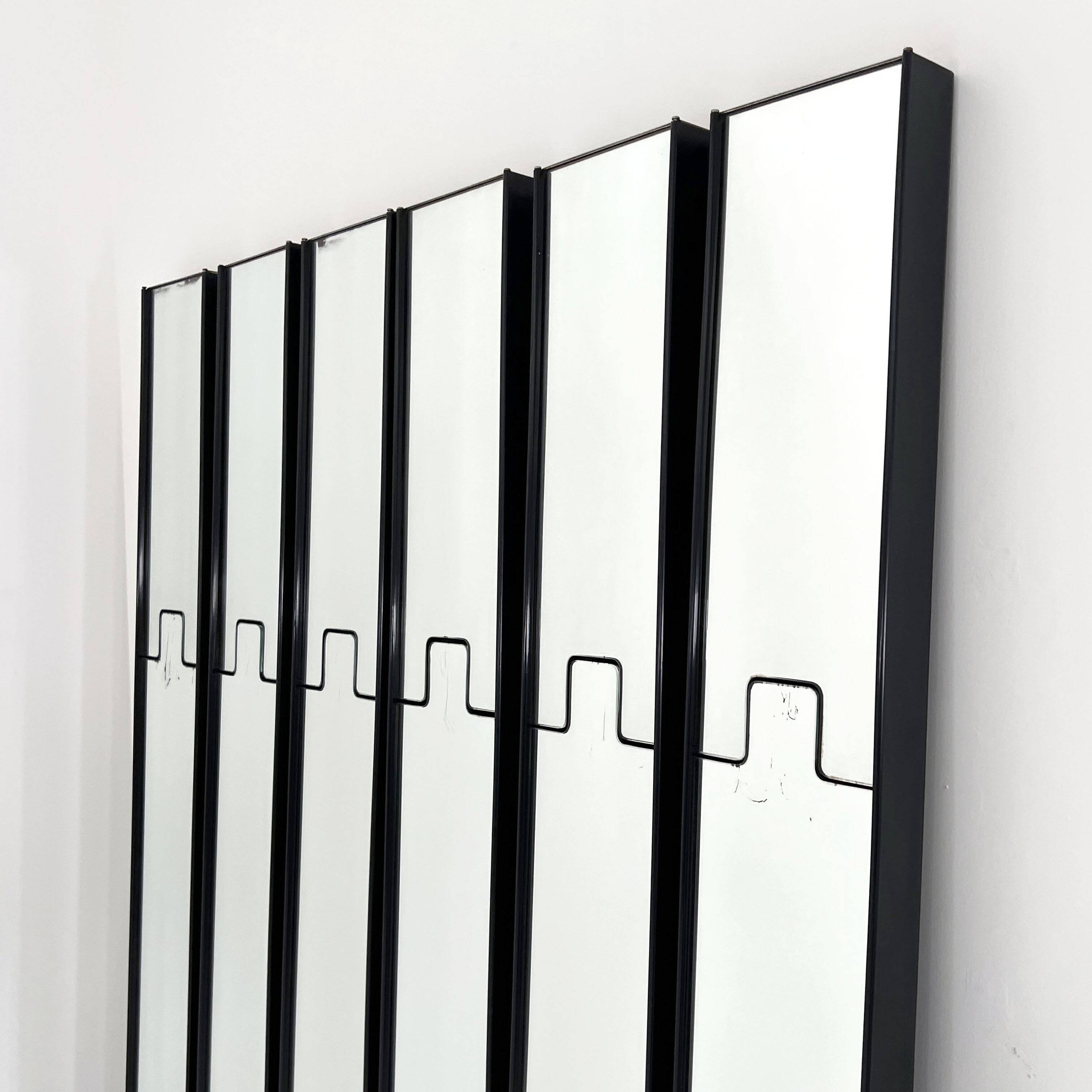 Lot de miroirs / portemanteaux Gronda par luciano Bertoncini pour Elco, 70