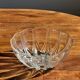 Small vintage Arcoroc Codec glass salad bowl with stylized petal patterns