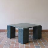Large square granite coffee table
