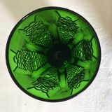 Large Art Deco glass vase 34 cm