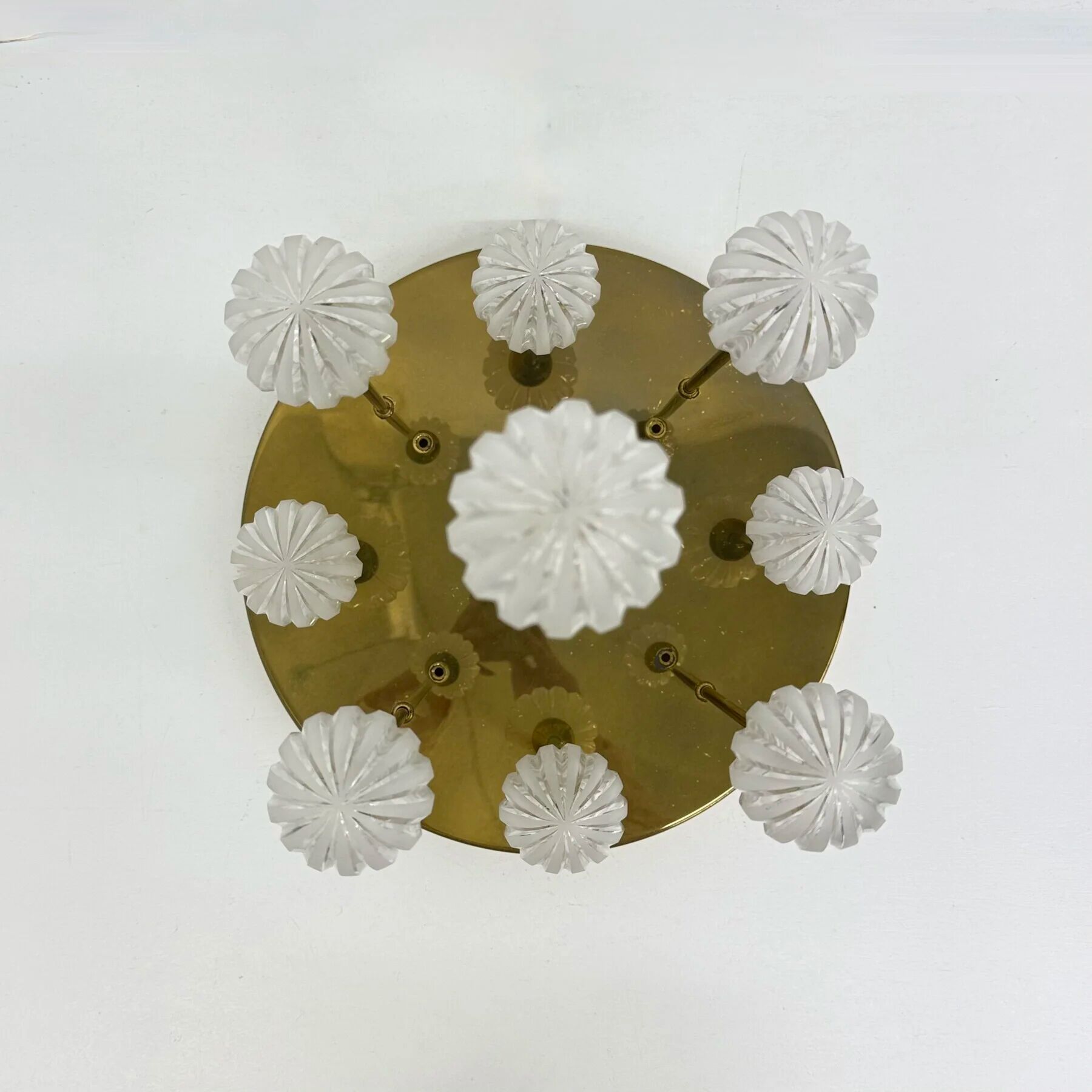 Mid-century design Christoph Palme ceiling lamp, 1980s