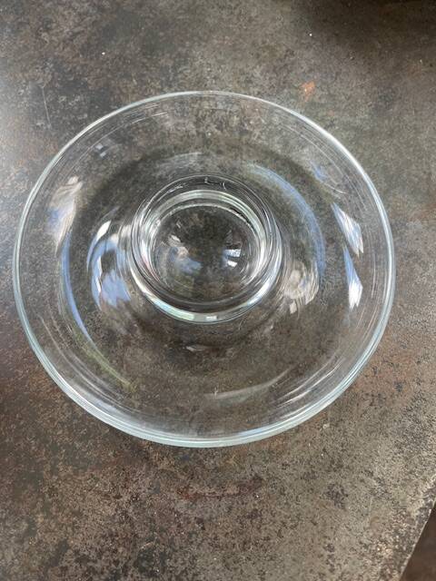Vintage glass egg cup