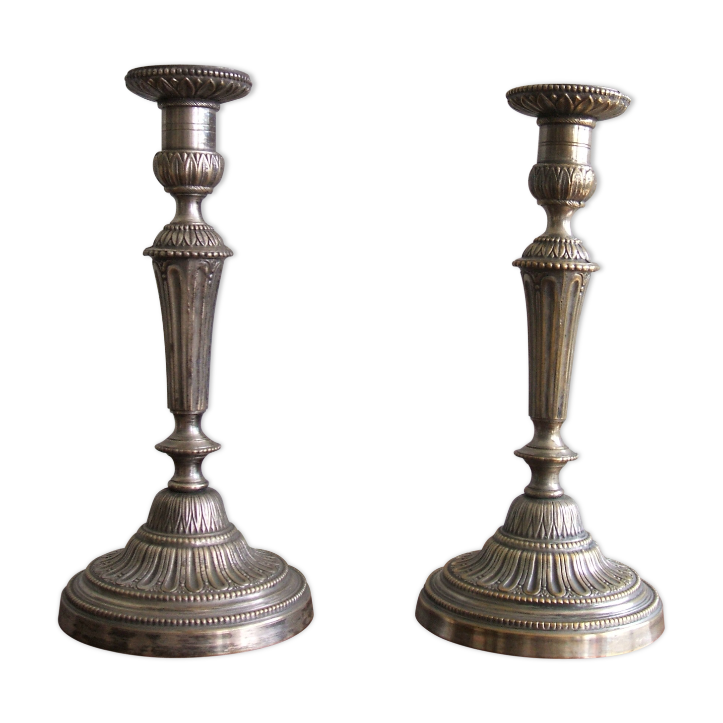 Pair of candlesticks Louis XVI