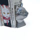 Pair of designer cat head bookends