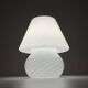 Vintage swirling Murano glass table lamp, 1970s