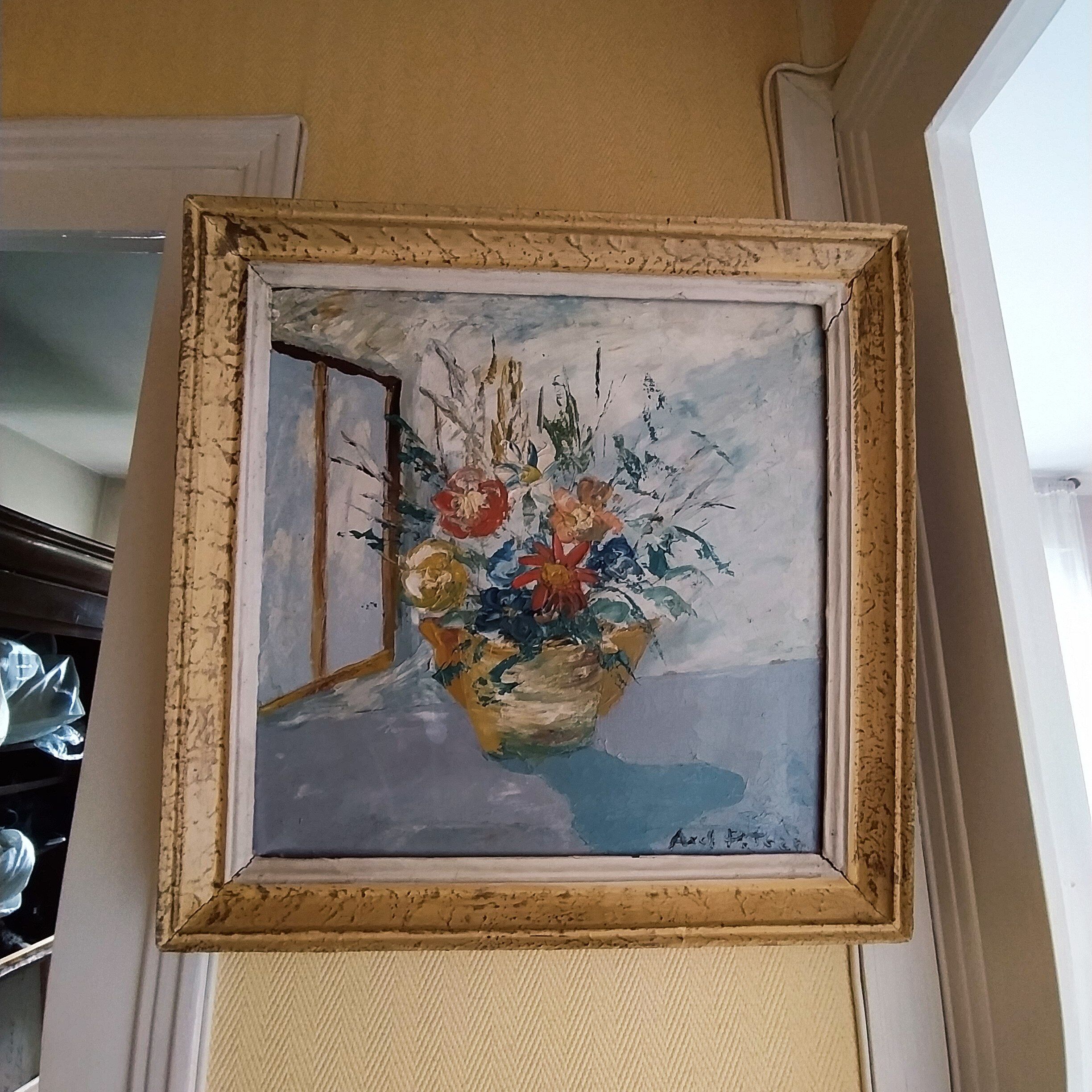 Tableau le bouquet Axel Peters (1863-1942)