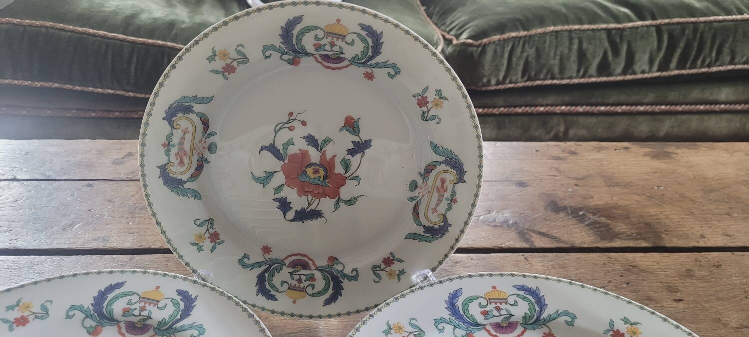 Paris porcelain flat plates