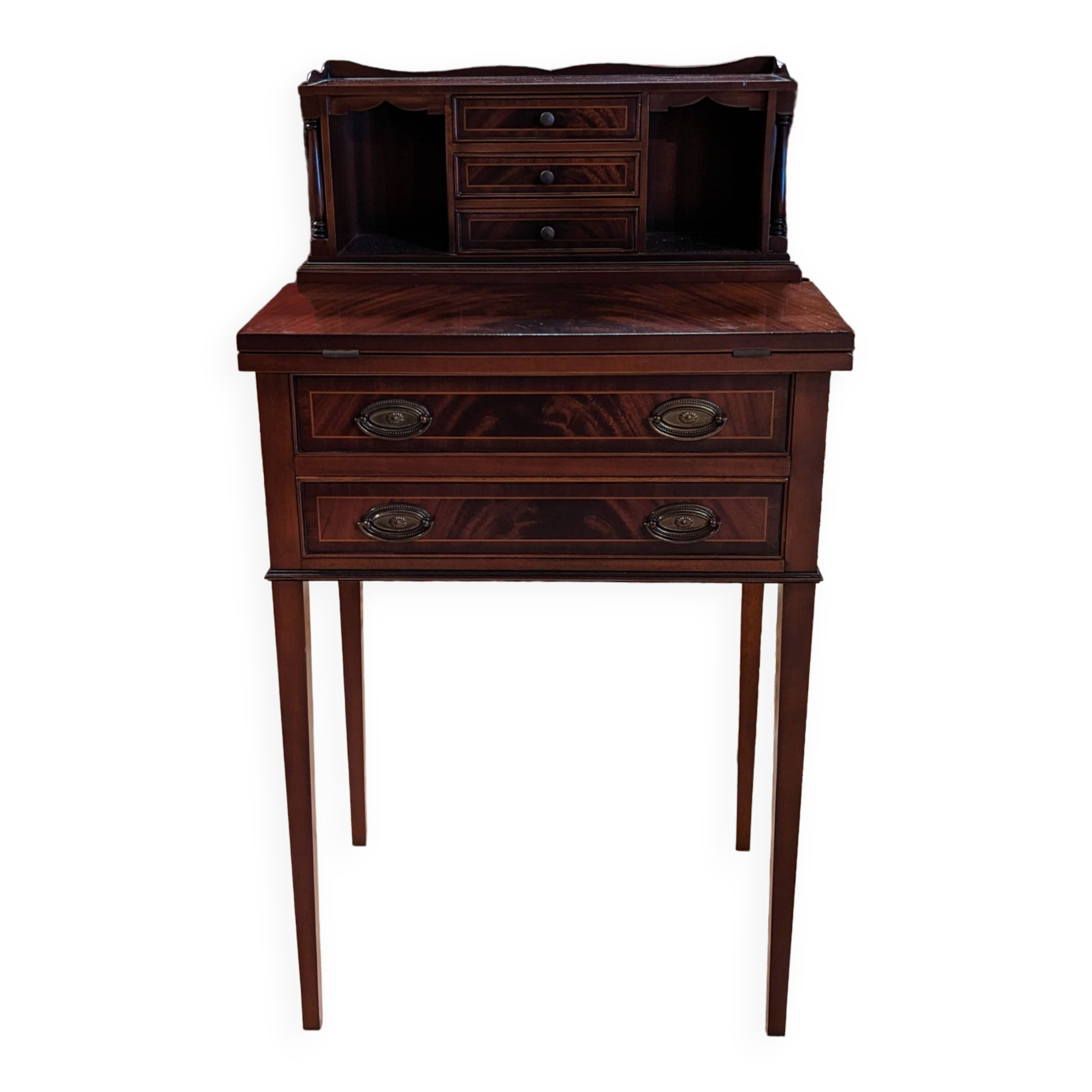Small mahogany happiness of the day desk