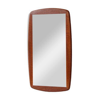 Miroir Teck - Bord Biseauté - Scandinave