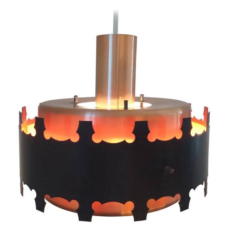 Midcentury Pendant in Style of Jo Hammerborg, Denmark, 1970s