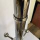 Chromed metal coat rack with vintage marble base, 1970