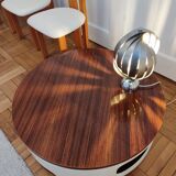 lacquered wood bar/coffee table - Italy 70s