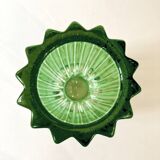 Glass vase signed Pierre D'Avesn, 1950s