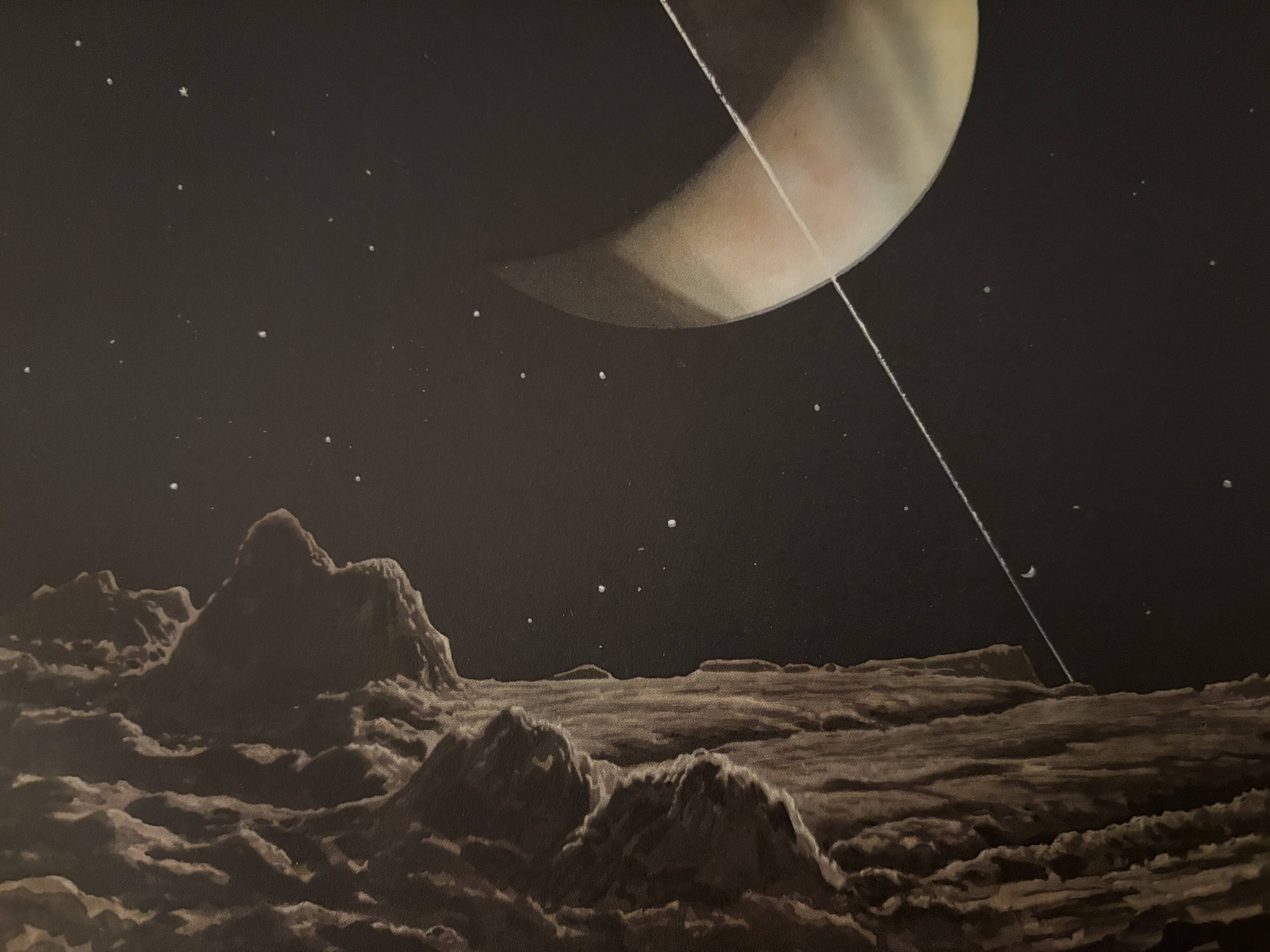 An old illustration of Saturn – 1930