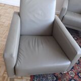 2 fauteuils cuir