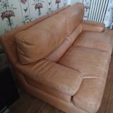 Canapé cuir  année 70