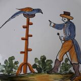 Decorative earthenware plate