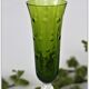 Model Bubbles series of 6 color St Louis Crystal champagne flutes