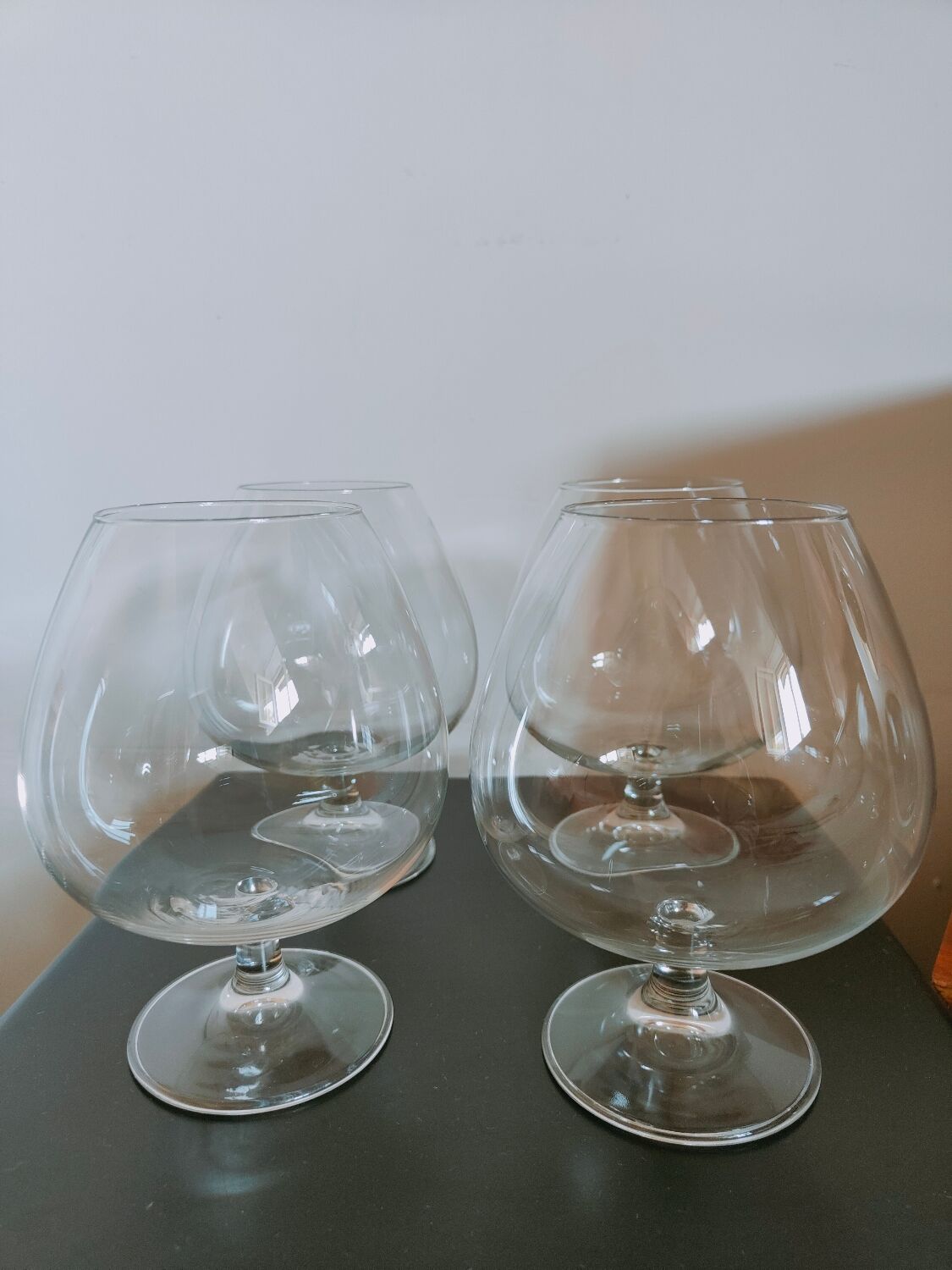 Cognac stemmed glass