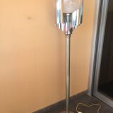 Chrome parquet lamp