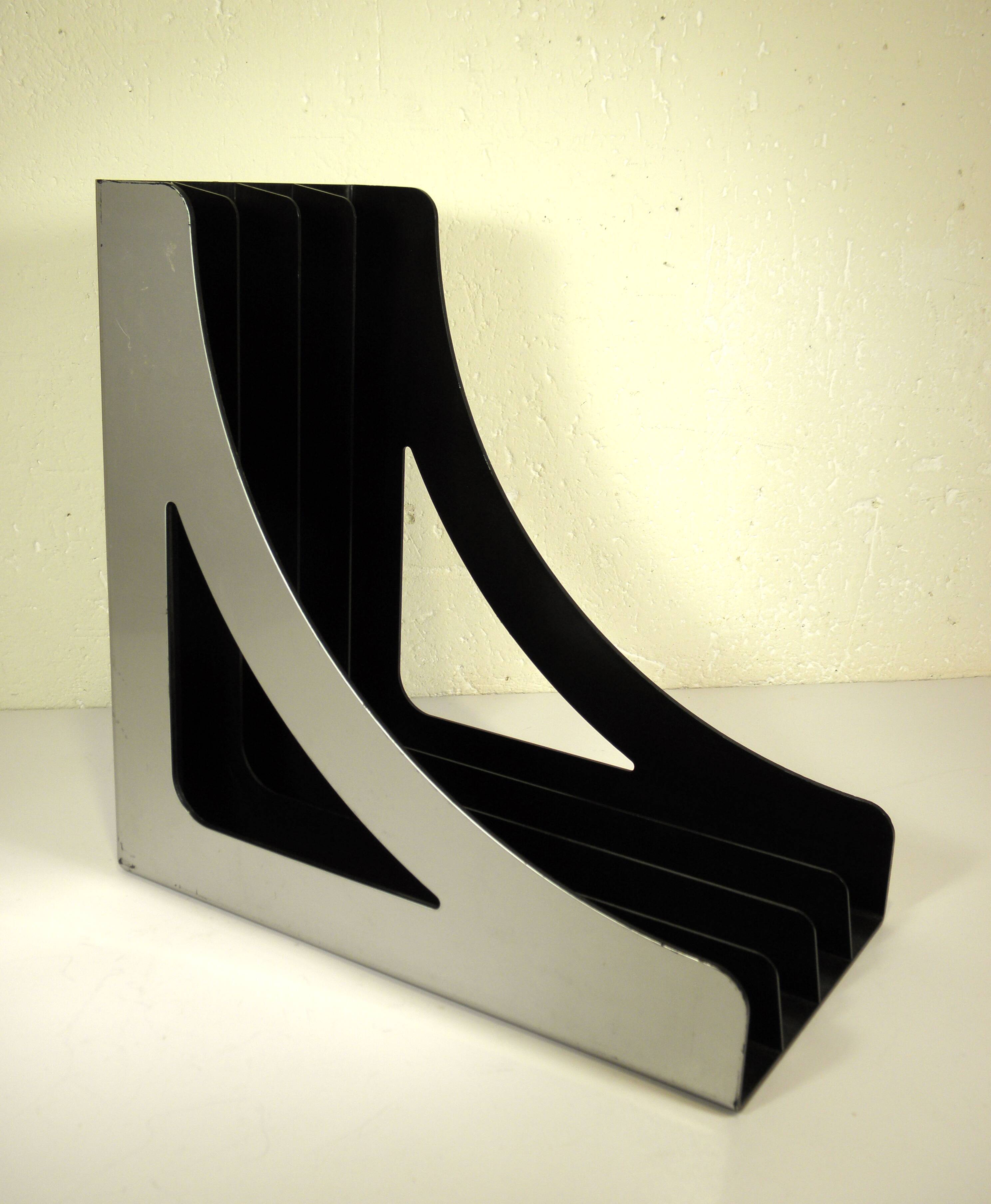 33 rpm vinyl record rack. 1970s design