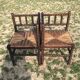 Pair of mulched corner chairs 1930