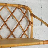 Wall rattan shelf