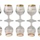 Set 10 verres à alcool vintage