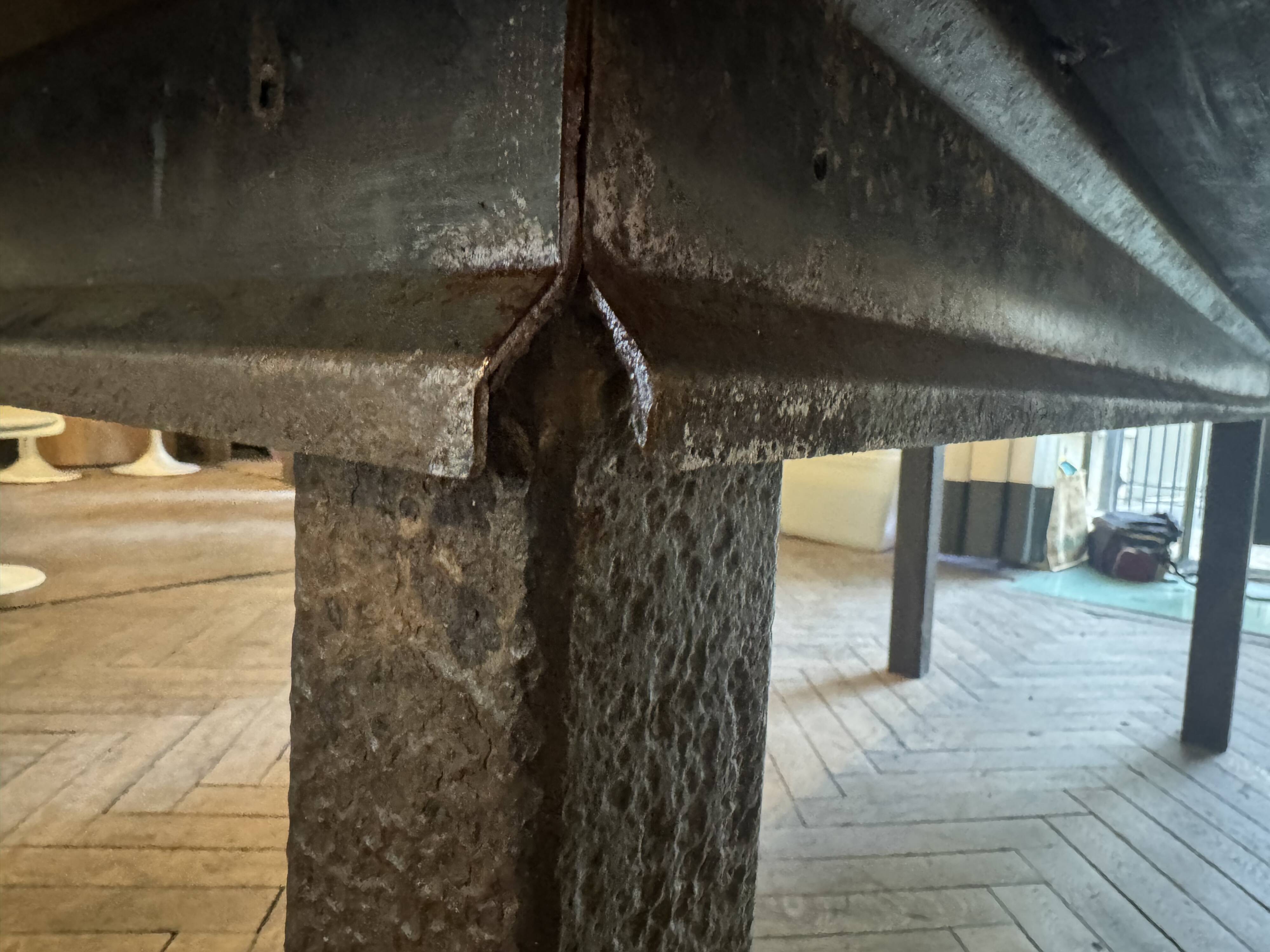 Metal table design