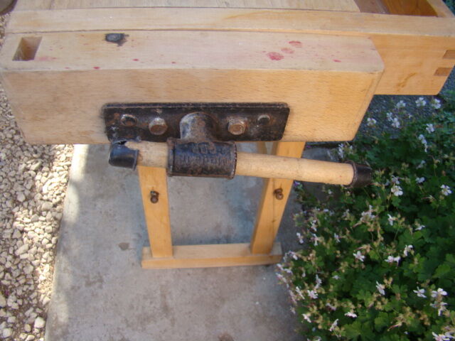 Work table made in GRD 70/80s