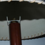 Lampe gainée de cuir