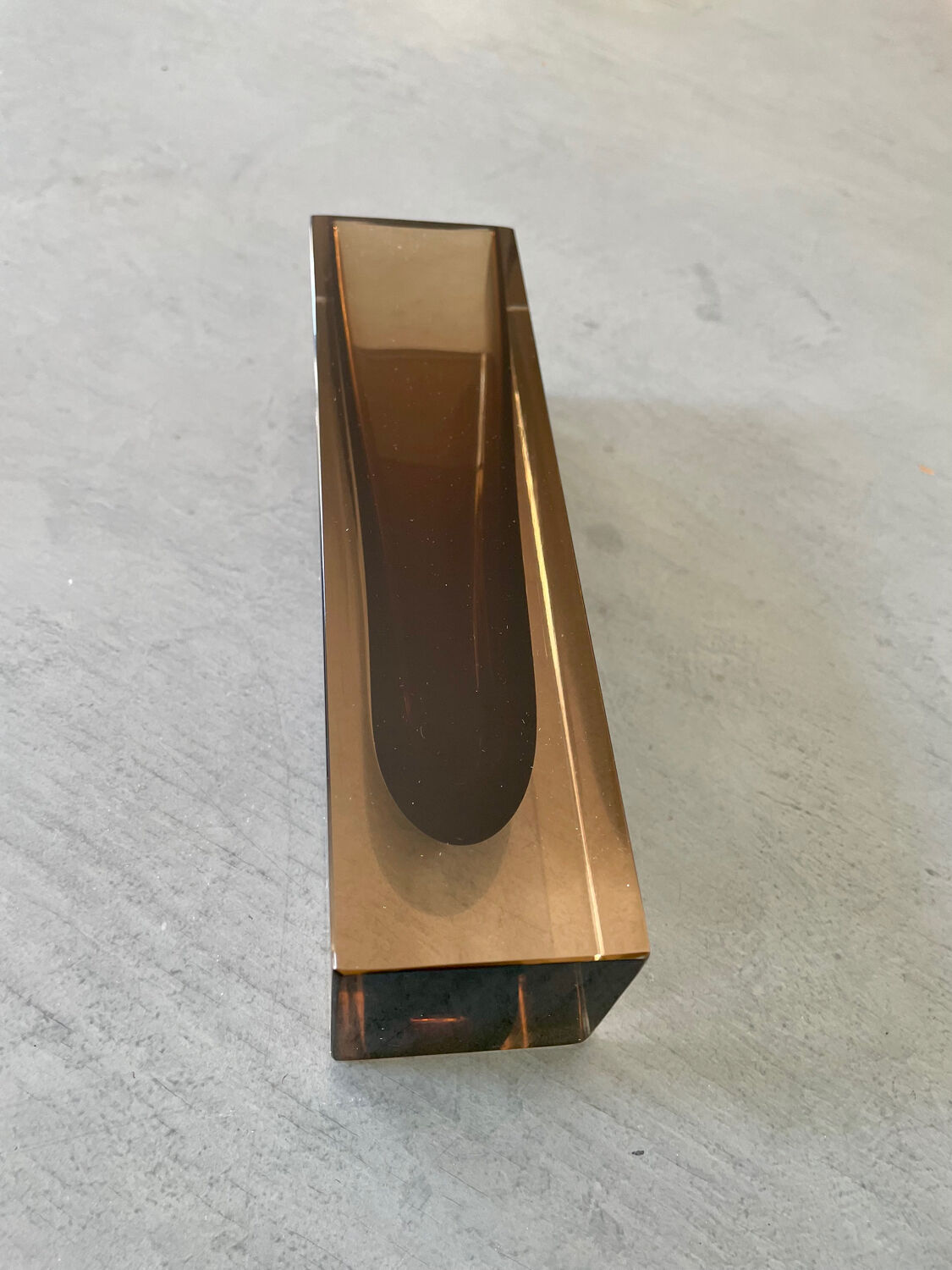 Murano sommerso vase