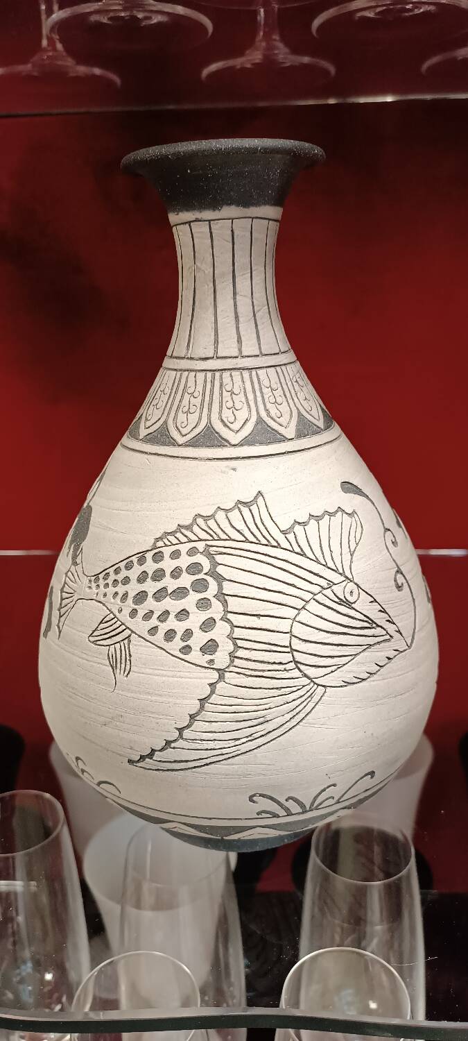 Vase antique , Corée, buncheong