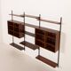 Kai Kristiansen rosewood wall unit for FM Mobler, Denmark, 1960s