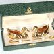 Pair of salt ducks in Limoges porcelain, 50s