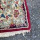 Handmade red Persian wool rug 60x135cm