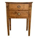 Console bois massif style méditerranéen