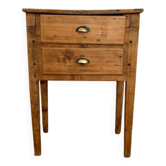 Console bois massif style méditerranéen