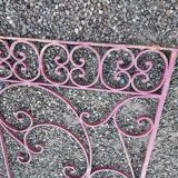 Barrier, wrought iron railing