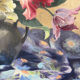 Nature morte, huile sur toile  signée Biacabe